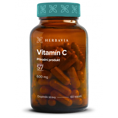 Vitamín C přírodní produkt - 60 kapslí / Herbavia.cz