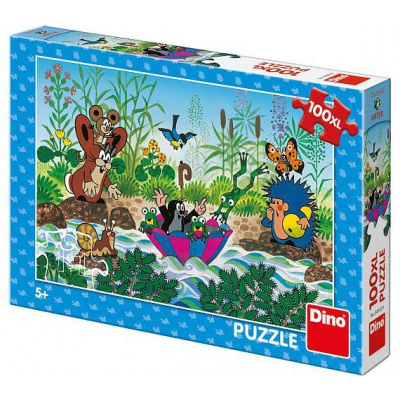 Puzzle Dino Krtečkova plavba, 100 dílků XL