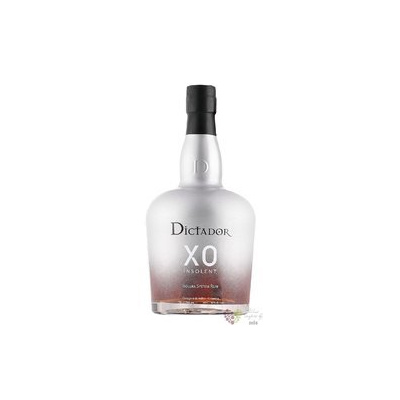 Dictador XO „ Insolent ” aged Colombian rum 40% vol. 0.05 l