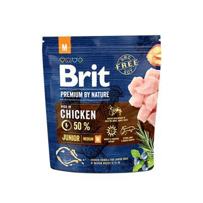 Brit Premium Dog by Nature Junior M 1kg