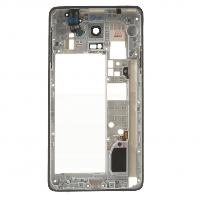 Samsung Galaxy Note 4 střední kryt rámeček LCD černý N910F P2011