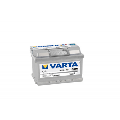 AUTOBATERIE VARTA SILVER DYNAMIC 12V, 52AH, 520A, C6 VARTA 52-Ah-SilverDynamic-