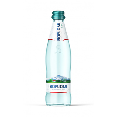 Přírodní minerální voda obohacená kyselinou uhličitou "Borjomi" 0,5L