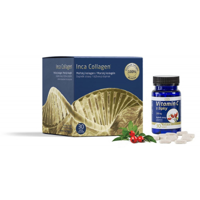Inca Collagen Mořský kolagen 30 sáčků + dárek Vitamín C