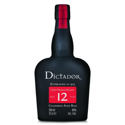 Dictador Ultra Premium Reserve Rum 12y 40% 0,7 l (holá láhev)