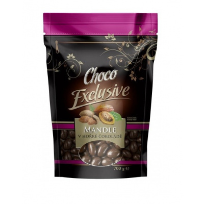 POEX Choco Exclusive Mandle v hořké čokoládě 700g