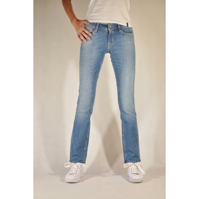 GUESS Jeans Used-Optik Blue L32 Barva: modrá, Velikost: W29, Délka kalhot: L32