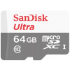 SanDisk Ultra 64GB Paměťová karta, 64GB, Micro SDXC, CL10 UHS-I, rychlost až 100MB/s SDSQUNR-064G-GN3MN