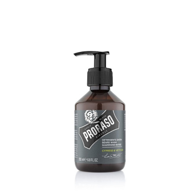 Mýdlo na plnovous Proraso - Cypress & Vetyver (200 ml) Proraso Poměr cena/výkon tekutá mýdla péče vousy CZ