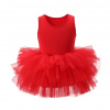 Dívčí baletní tutu šaty pro princezny a baletky - Červená , 46 x 50 cm