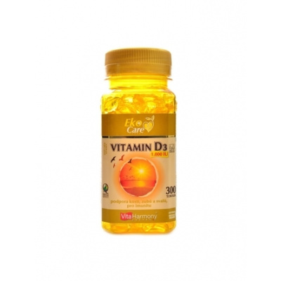 Vita Harmony - Vitamín D3 1000 IU 25mcg 300 tobolek