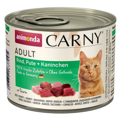 ANIMONDA Carny Adult hovězí, krůta & králík váha: 200 g