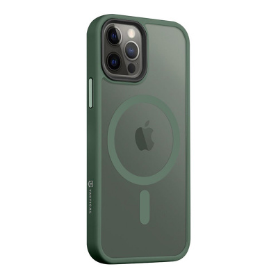 AppleMix Kryt TACTICAL Hyperstealth pro Apple iPhone 12 / 12 Pro - MagSafe - lesně zelený