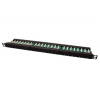 ROLINE Patchpanel 19'' kat. 6 UTP, 24 portů, černý, 0,5U - 26.11.0372