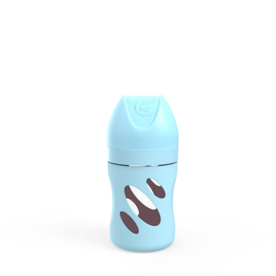 Twistshake - Kojenecká láhev Anti-Colic skleněná 180 ml Pastelově modrá