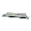 Digitus Patch Panel 19", CAT6, 8P8C, LSA, 1U, 24 x RJ45, stíněný, šedý DN-91624S