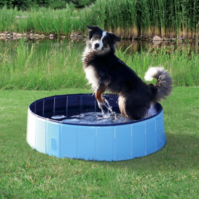 Trixie Bazén pro psy 80 x 20 cm světle modrá/modrá,