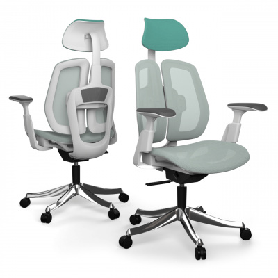 Ergonomická kancelářská židle Liftor Active, světle zelená (síťovina) 16219
