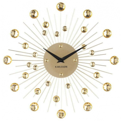 Karlsson Designové nástěnné hodiny 4860GD Karlsson 30cm