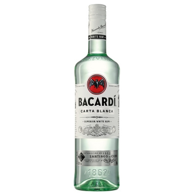 Bacardi Carta Blanca 0,7l 37,5% (holá láhev)
