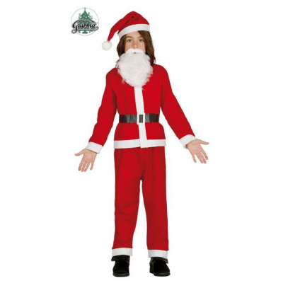 GUIRCA Dětský kostým Mikuláš - Santa Claus -Vánoce - vel. 3-4 roky