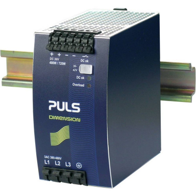 PULS DIMENSION QT20.361 síťový zdroj na DIN lištu, 36 V/DC, 13.3 A, 480 W, výstupy 1 x