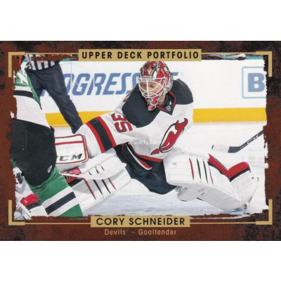 2015-16 UD Portfolio - Cory Schneider (New Jersey Devils)