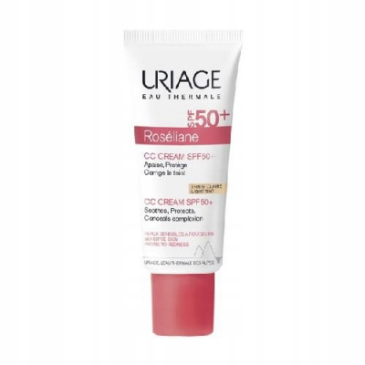Uriage, Roseliane CC krém SPF 50+, světlý odstín, 40 ml