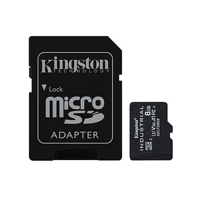 Kingston paměťová karta Micro Secure Digital Card Industria 8GB UHS-I U3 (Class 10), V30, A1 SDCI