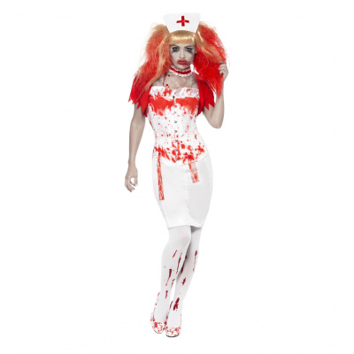 Dámský kostým - Zombie zdravotní sestrička M