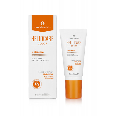 Heliocare Tónovaný gelkrém odstín Brown SPF 50 50 ml