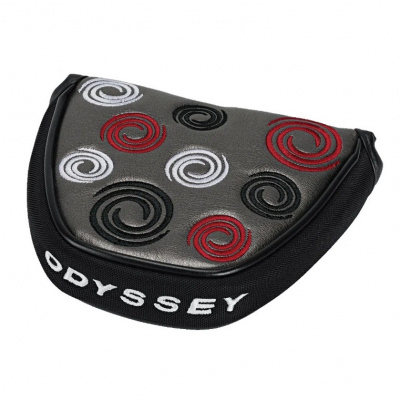 Callaway ODYSSEY Swirl Mallet headcover na putter šedý