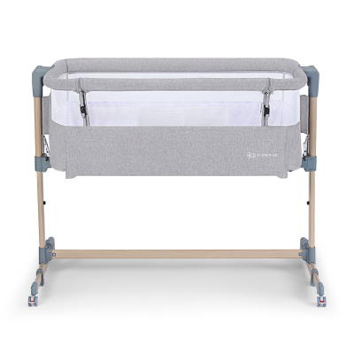 KINDERKRAFT SELECT Postýlka dětská polohovatelná Neste Air Grey Wood, Premium