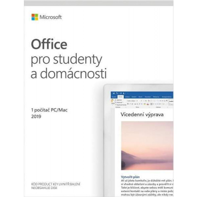 Microsoft Office 2019 pro studenty a domácnosti CZ (79G-05146) Software