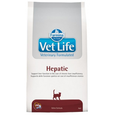 Farmina Pet Foods Vet Life Natural Feline Dry Hepatic Velikost balení kg: 0,4 kg