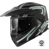 Otevírací helma na motorku - vyklápěčka LS2 FF324 METRO EVO FIREFLY MATT BLACK, FOG FIGHTER (PINLOCK), P/J