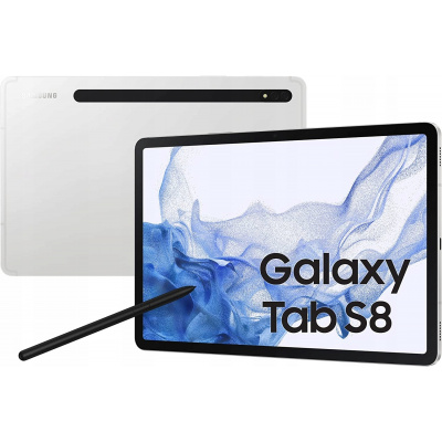 Samsung Galaxy Tab S8, 8GB/128GB, 5G, Silver (SM-X706BZSAEUE)