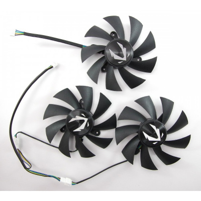 3x ventilátor ZOTAC GeForce RTX 2060 2070 2080 2080Ti Zotac AMP tri fan