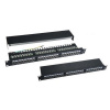 Patch panel XtendLan XL-PP19-24C6S-A Patch panel, 19'', 24 portů, Cat6, stíněný, černý XL-PP19-24C6S-A