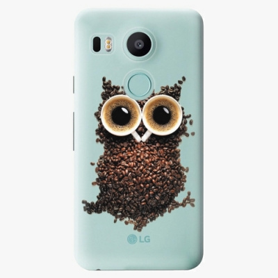 Plastový kryt iSaprio - Owl And Coffee - LG Nexus 5X - Kryty na mobil Nuff.cz