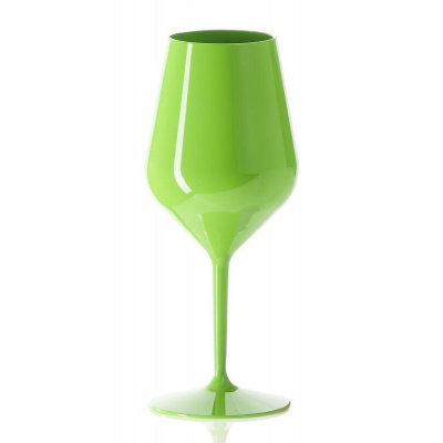 Nerozbitná sklenice na víno 470ml (1ks) Zelená