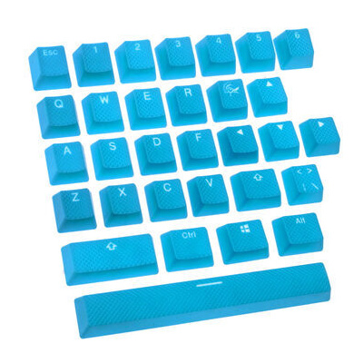 Ducky Rubber Keycap Set, 31 kláves, Double-Shot Backlight - modrá DKSA31-USRDBNNO1