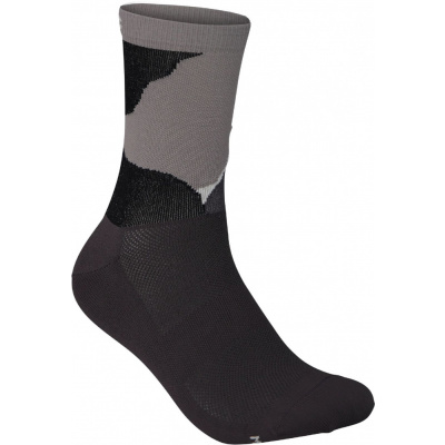 cyklistické ponožky POC Essential Print Sock - Color Splashes Multi Sylvanite Grey vel. M (39-41)