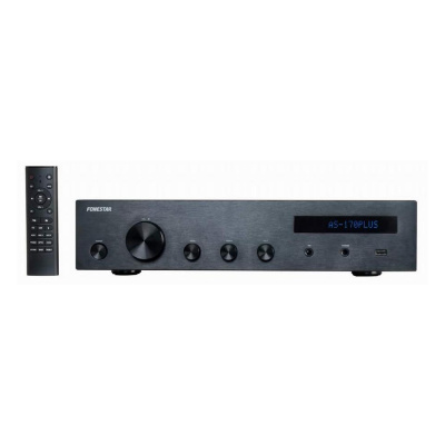 Fonestar AS170PLUS (Stereo receiver Fonestar, 2x80W/4ohm, režim A/B, FM tuner, USB/MP3)