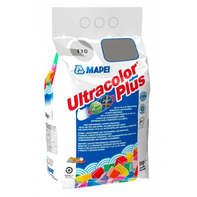 Hmota spárovací Mapei Ultracolor Plus 113 barva šedá cementová – 5 kg