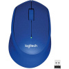 Logitech M330 Silent Plus, modrá (910-004910)