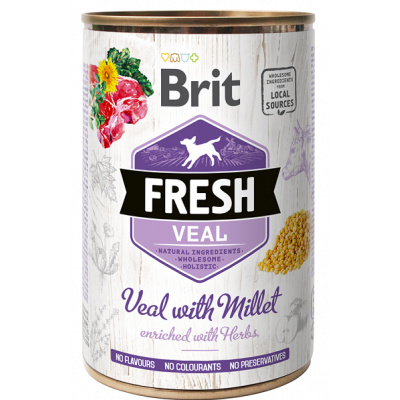 BRIT Dog Fresh Veal with Millet 400g