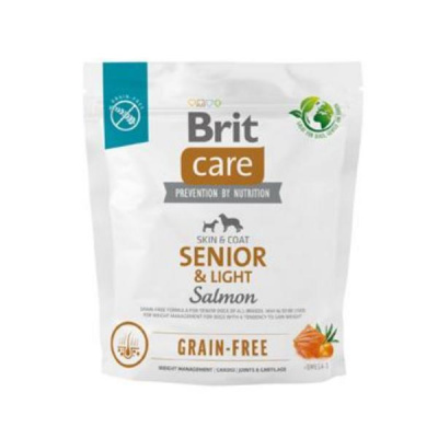 Brit Care Grain-free Senior & Light Salmon & Potato 1 kg