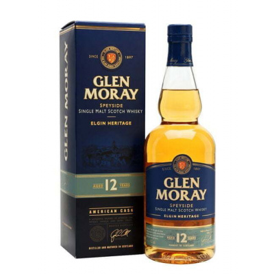 Glen Moray 's 12yo Single Malt Whisky 40% 0,7l