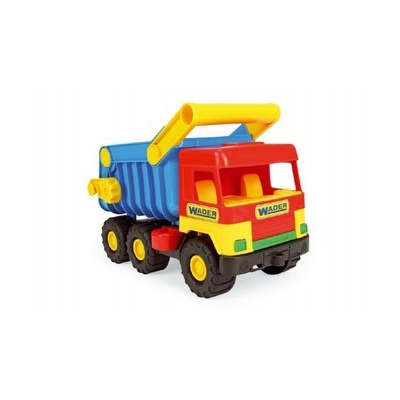 Auto middle Truck sklápěč plast 38cm 2 barvy Wader